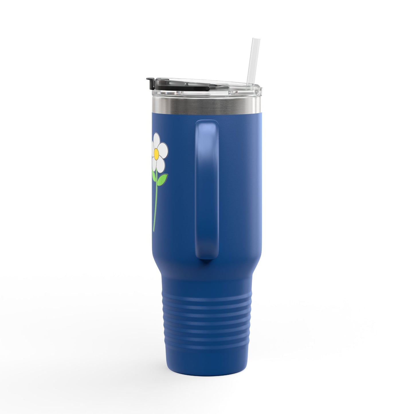 "Sip, Don't Sink" Daisy Tumbler with Straw